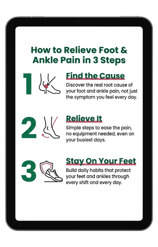 How to Relieve Foot & Ankle Pain in 3 Steps